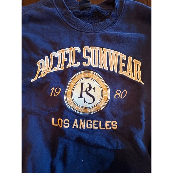 Vintage Pacific Sunwear Ps 1980 Los Angeles Graphic Sweatshirt Small - Picture 4 of 6